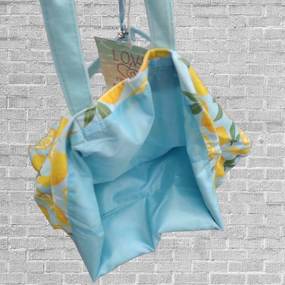 Nwt Lemons Extra Large Beach Bag - Picture 5 of 5
